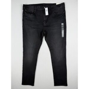 NEW American Eagle Super Skinny Flex Jeans Mens 40x30 Black Wash Stretch